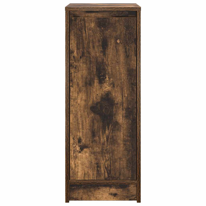 Skoskåp Rökt Ek 29,5X34X76 Cm Konstruerat Trä