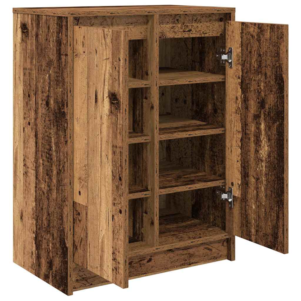 Skoskåp 57X34X76 Cm Konstruerat Trä