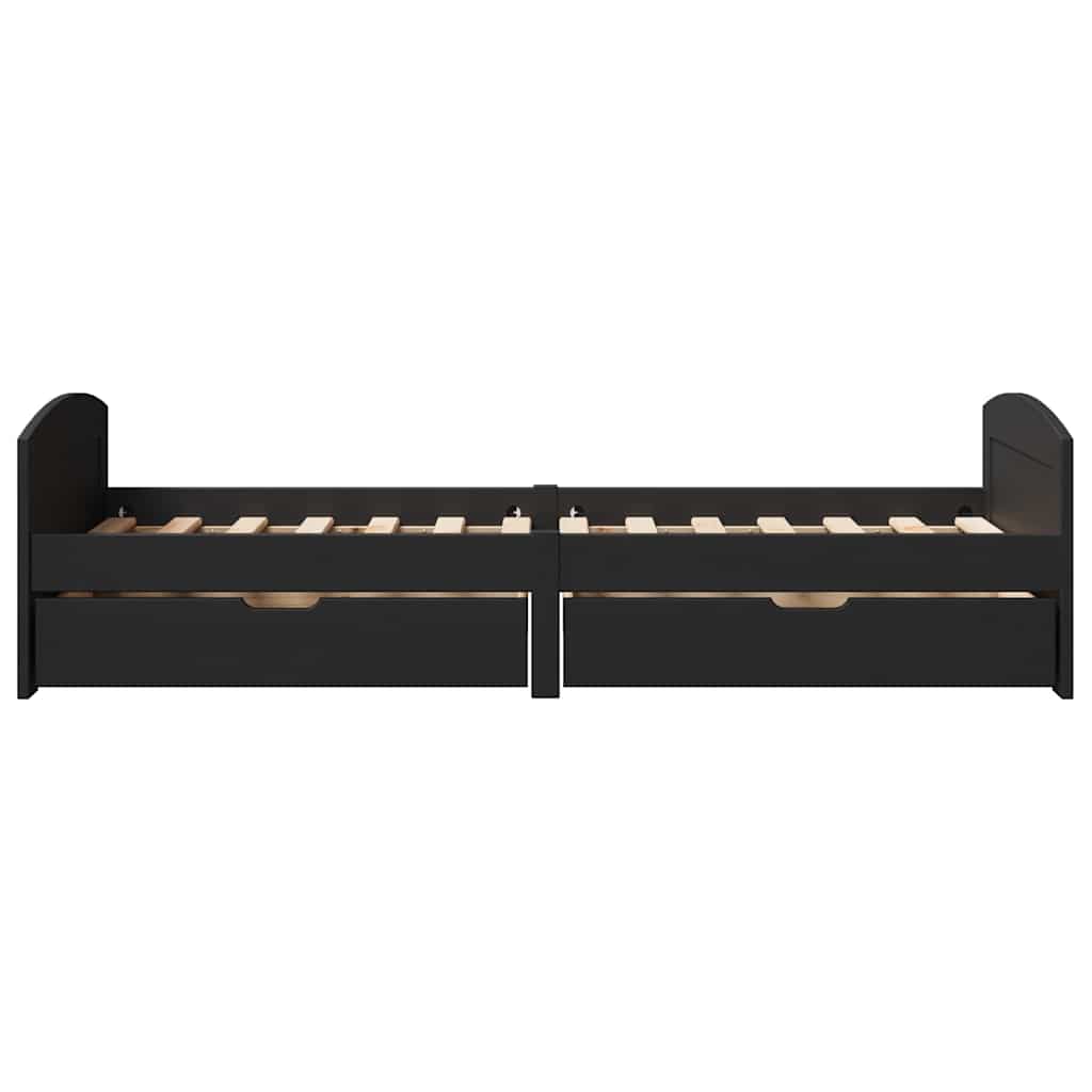 Dagbädd Med 2 Lådor Utan Madrass Irun 90X200 Cm