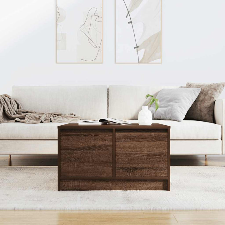 Soffbord Med Lådor 70,5X70X40 Cm