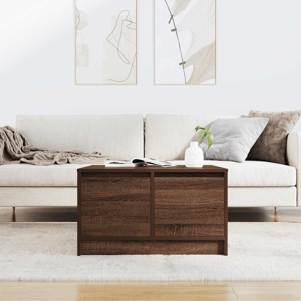 Soffbord Med Lådor 70,5X70X40 Cm