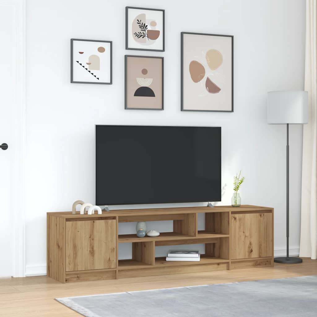 Tv-Bänk 188,5X41X50 Cm Konstruerat Trä