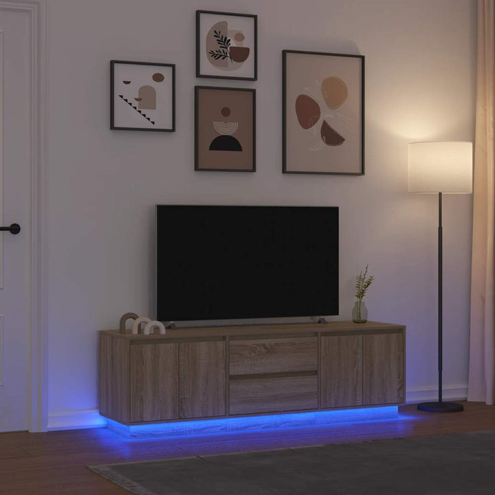 Tv-Bänk 188,5X41X50 Cm Konstruerat Trä