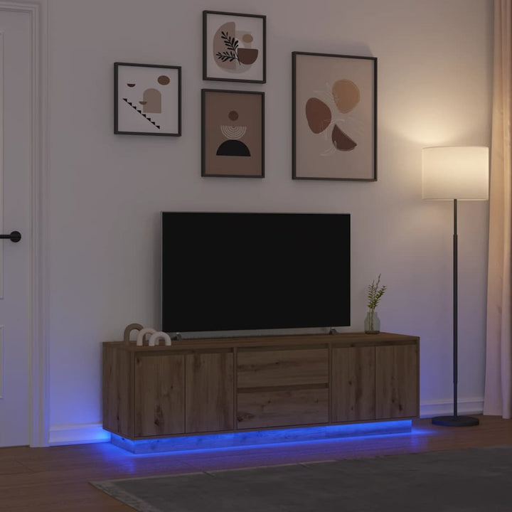 Tv-Bänk 188,5X41X50 Cm Konstruerat Trä