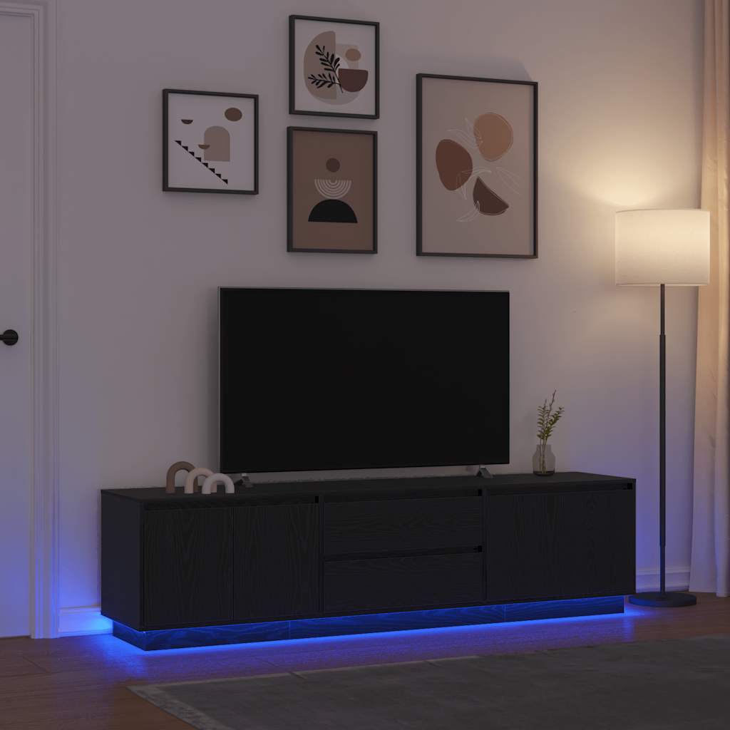 Tv-Bänk 188,5X41X50 Cm Konstruerat Trä