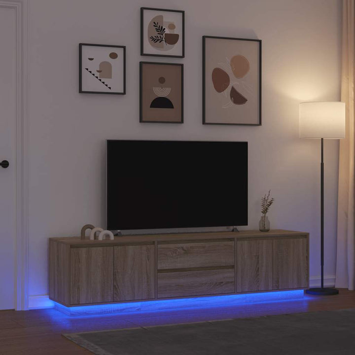 Tv-Bänk 188,5X41X50 Cm Konstruerat Trä