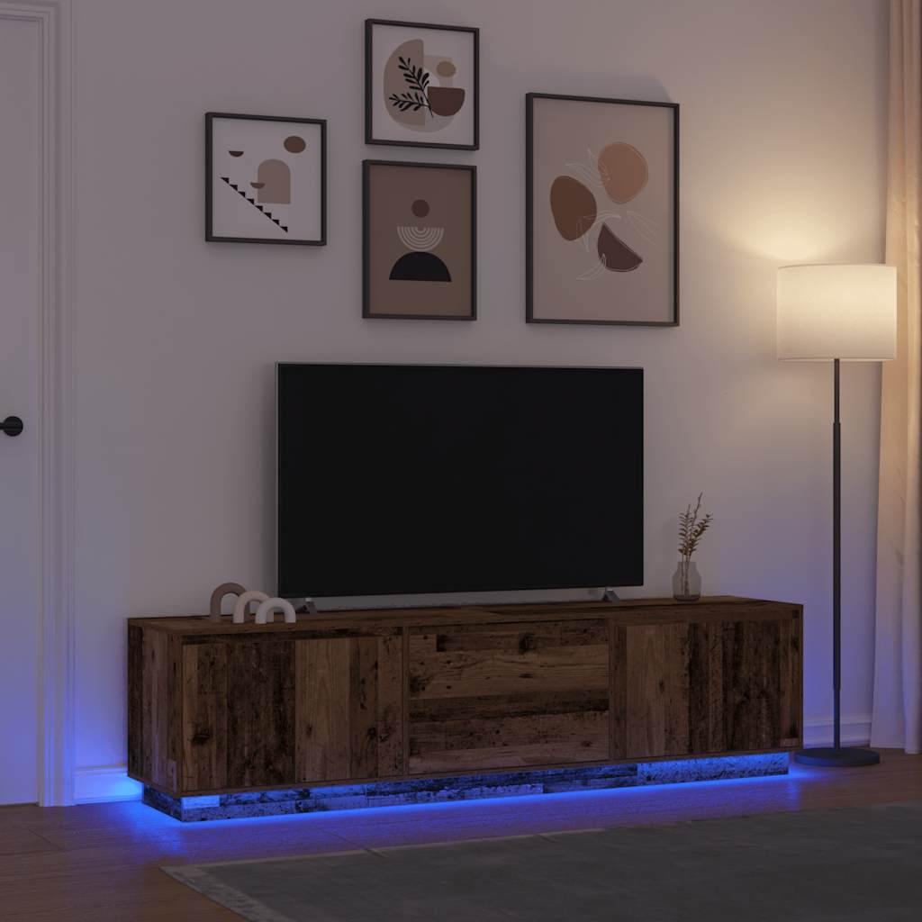 Tv-Bänk 188,5X41X50 Cm Konstruerat Trä