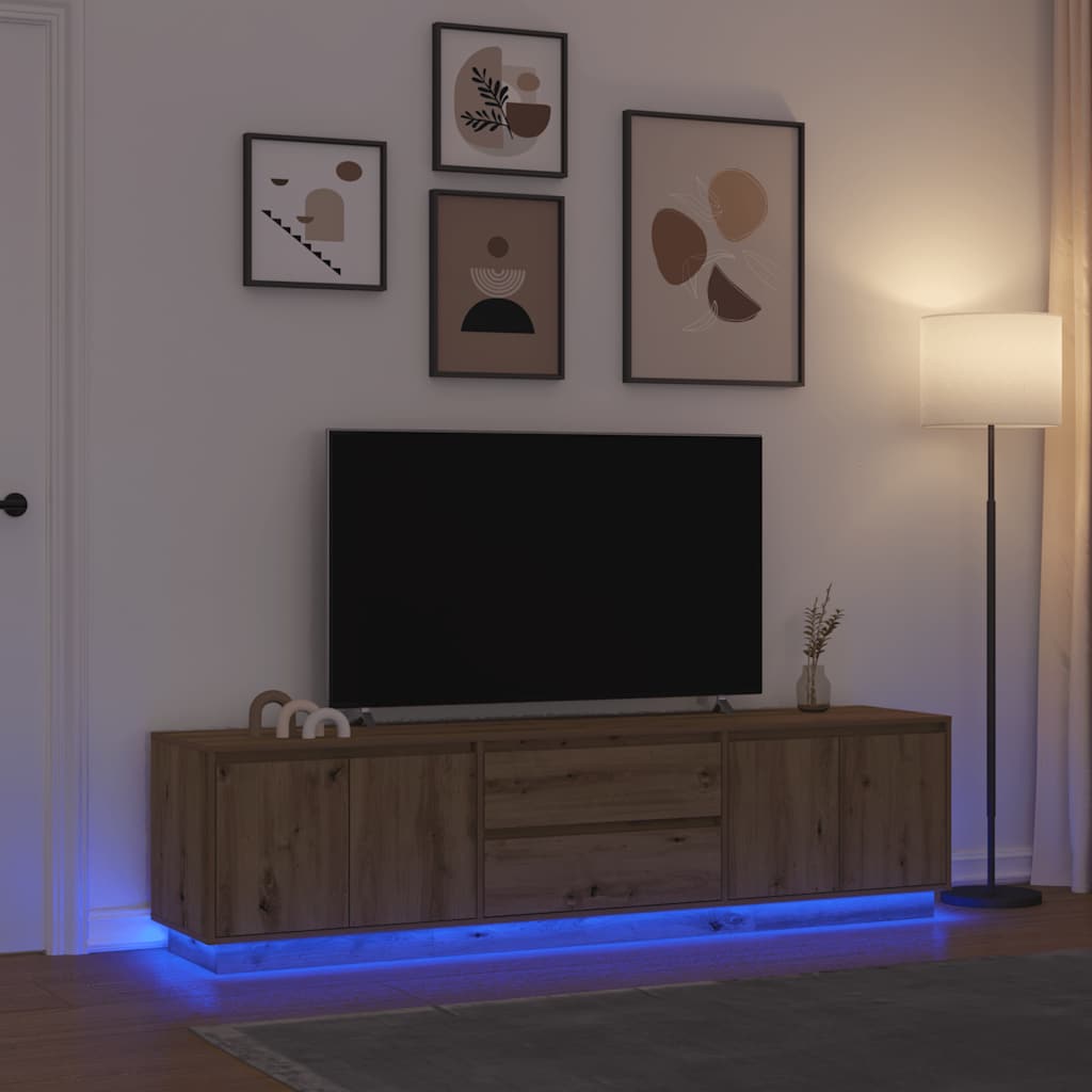 Tv-Bänk 188,5X41X50 Cm Konstruerat Trä