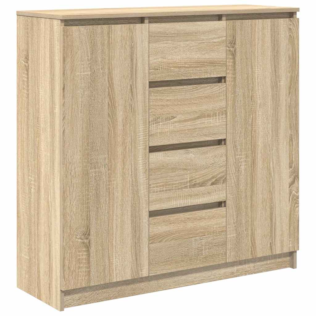 Skänk Med Lådor 100,5X35X98,5 Cm Konstruerat Trä