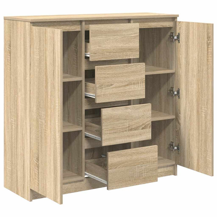 Skänk Med Lådor 100,5X35X98,5 Cm Konstruerat Trä