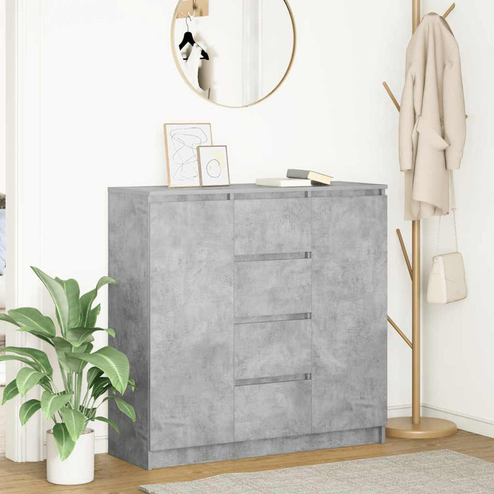 Skänk Med Lådor 100,5X35X98,5 Cm Konstruerat Trä
