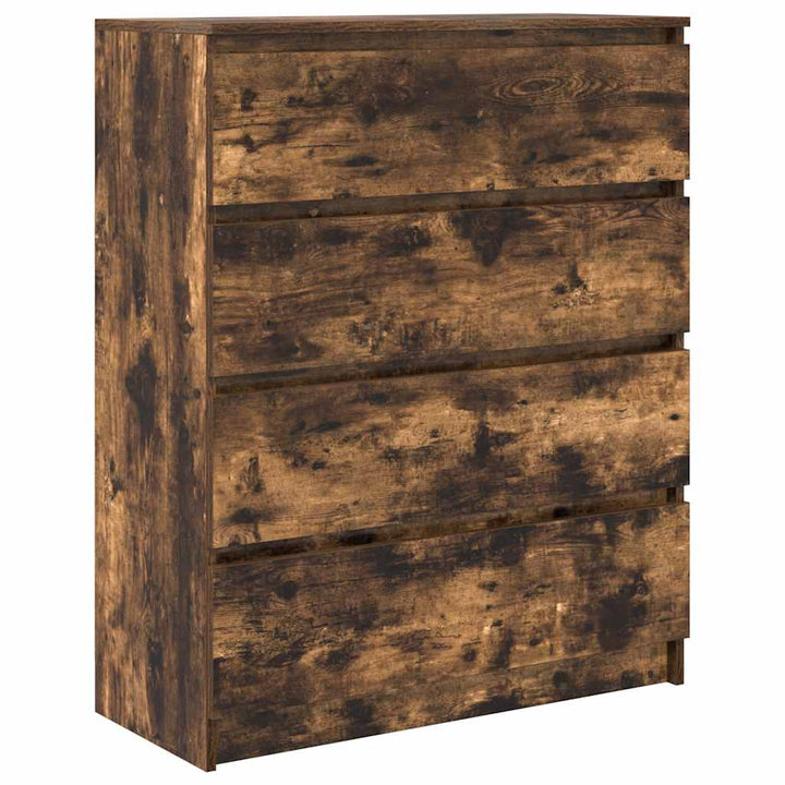Skänk Rökt Ek 80X35X99 Cm Konstruerat Trä