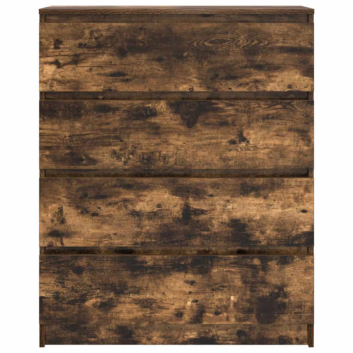Skänk Rökt Ek 80X35X99 Cm Konstruerat Trä