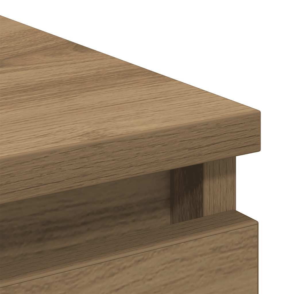 Skänk Hantverksmässig Ek 100X35X99 Cm Konstruerat Trä