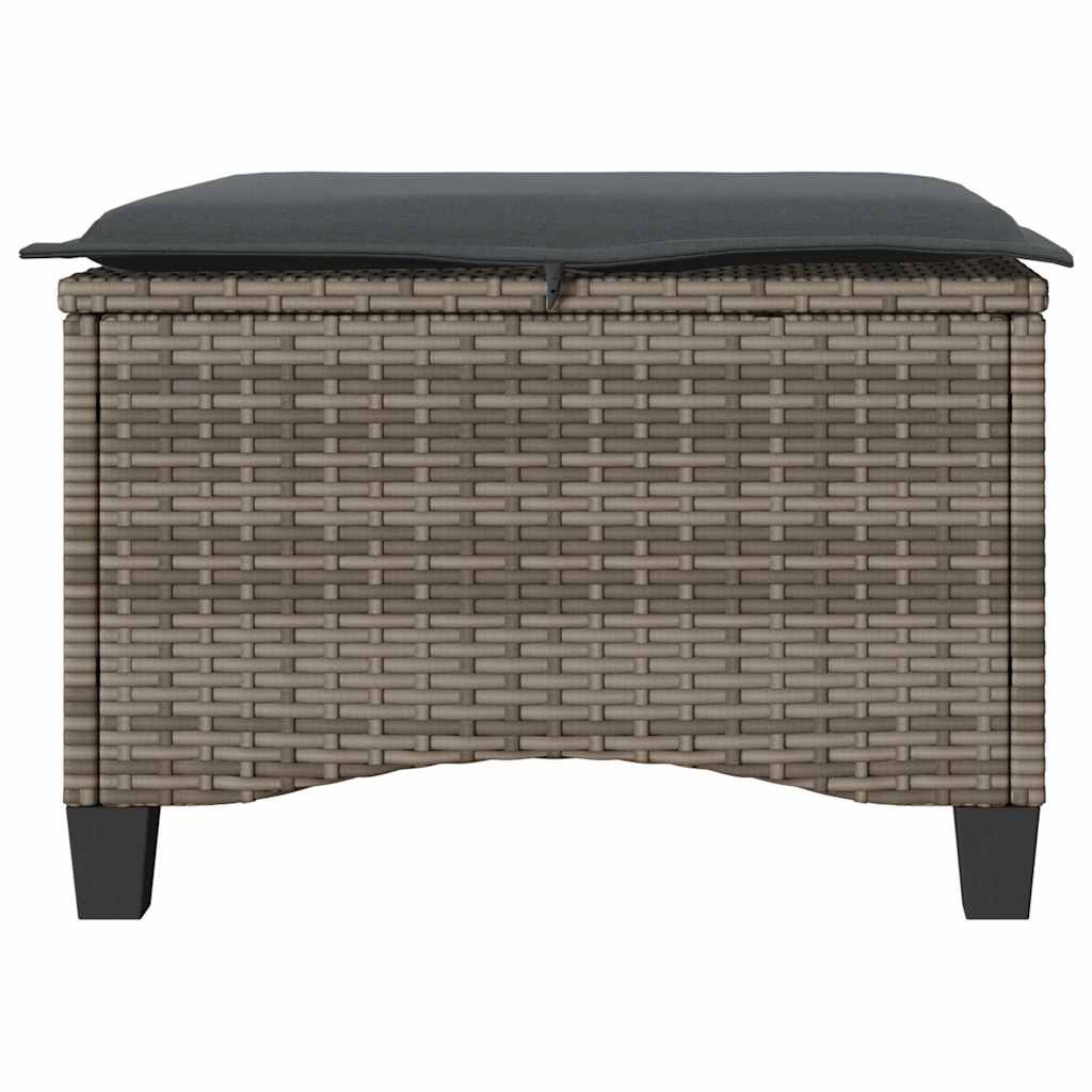 Trädgårdspallar Med Dynor 2 St, 55X55X36 Cm Konstrotting