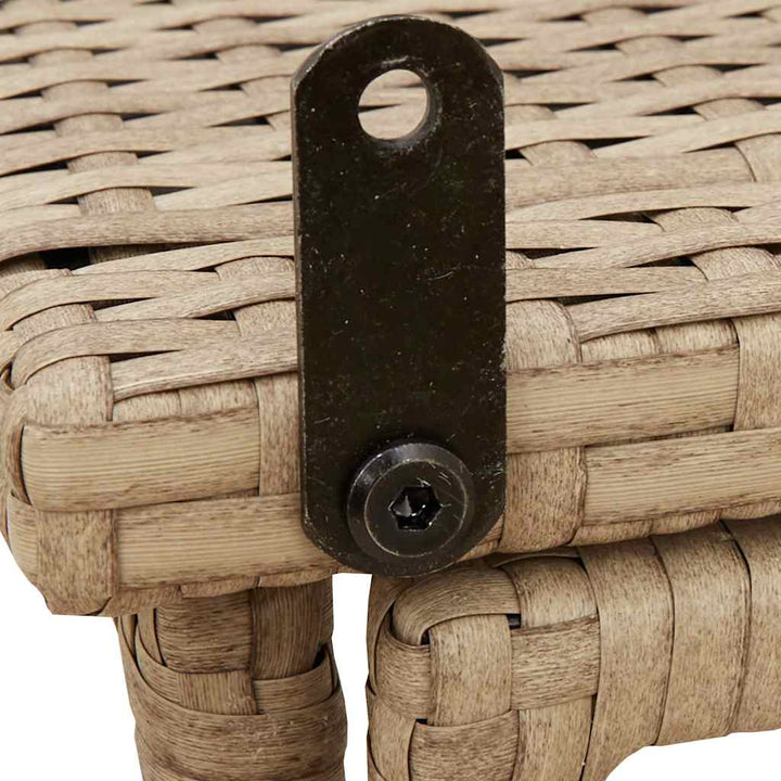 Hopfällbart Trädgårdsbord 90X51X75 Cm Konstrotting