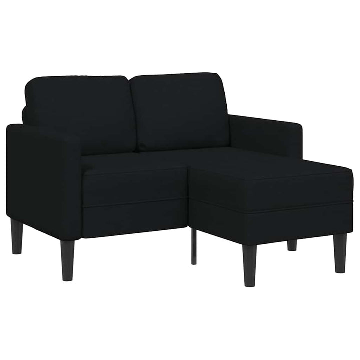 2-Sitssoffa Med Schäslong L-Formad 125 Cm Tyg