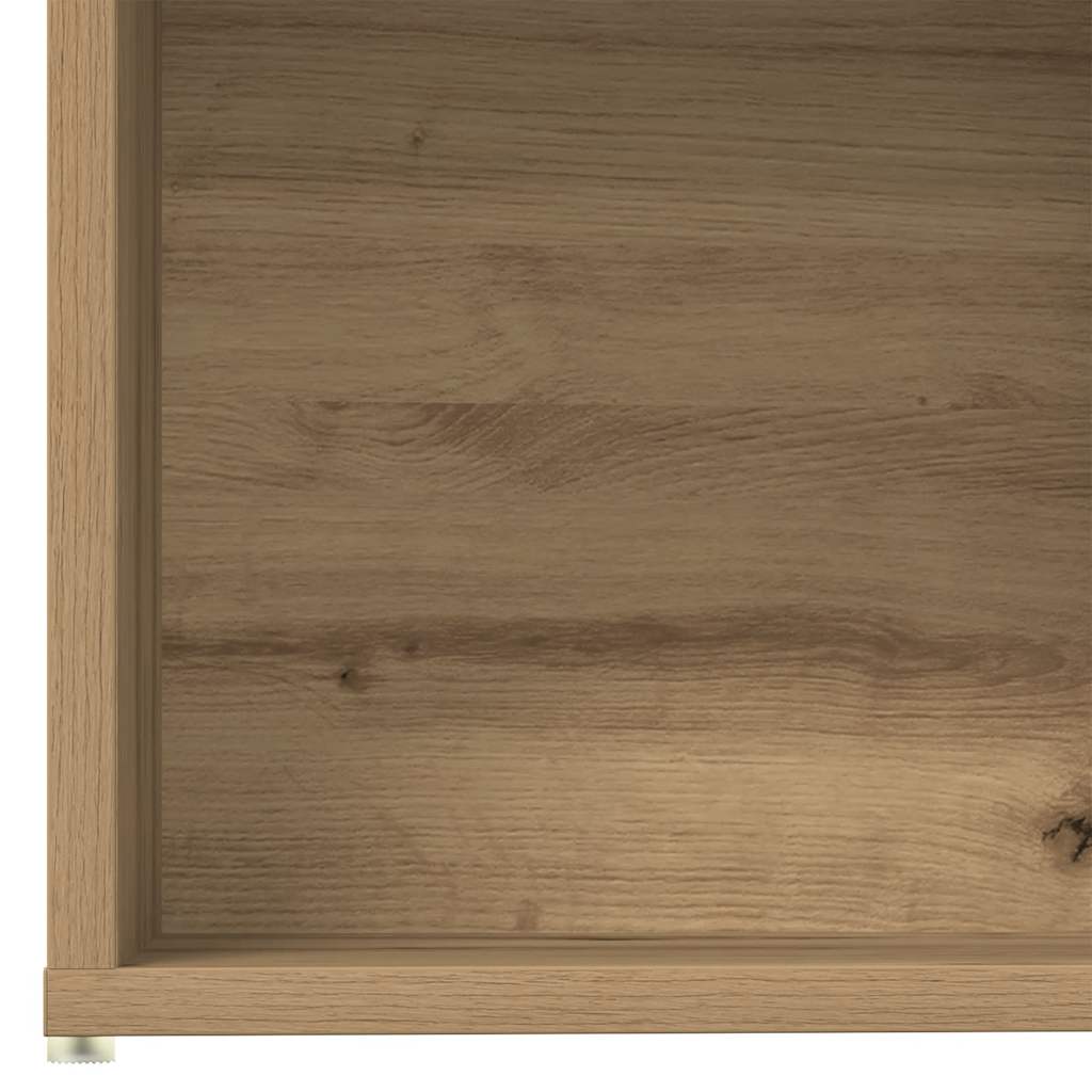 Bokhyllor 3 St Konstruerat Trä