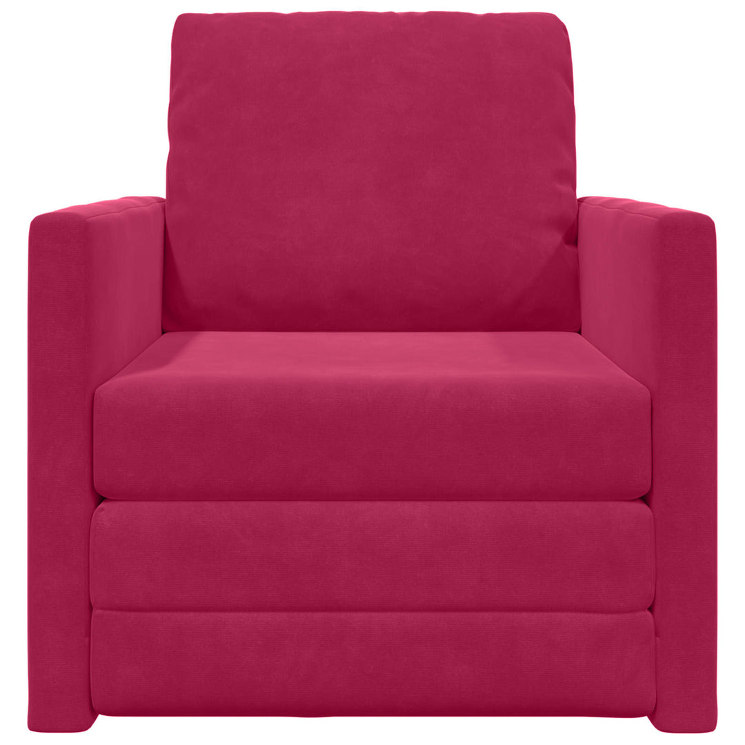 Soffsäng Vinröd 74 X 77 X 81 Cm Sammet