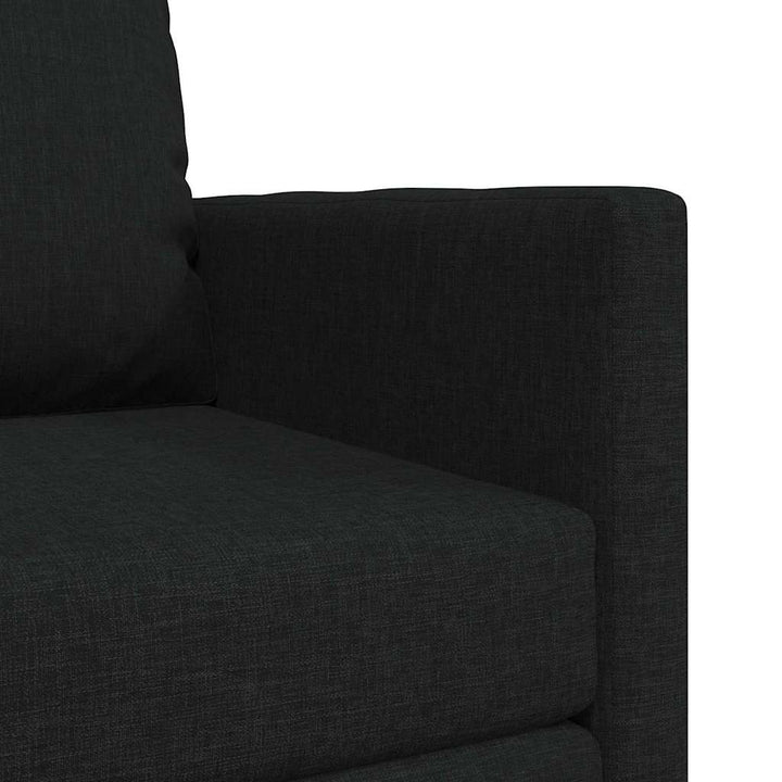 Soffsäng Svart 74 X 77 X 81 Cm Tyg