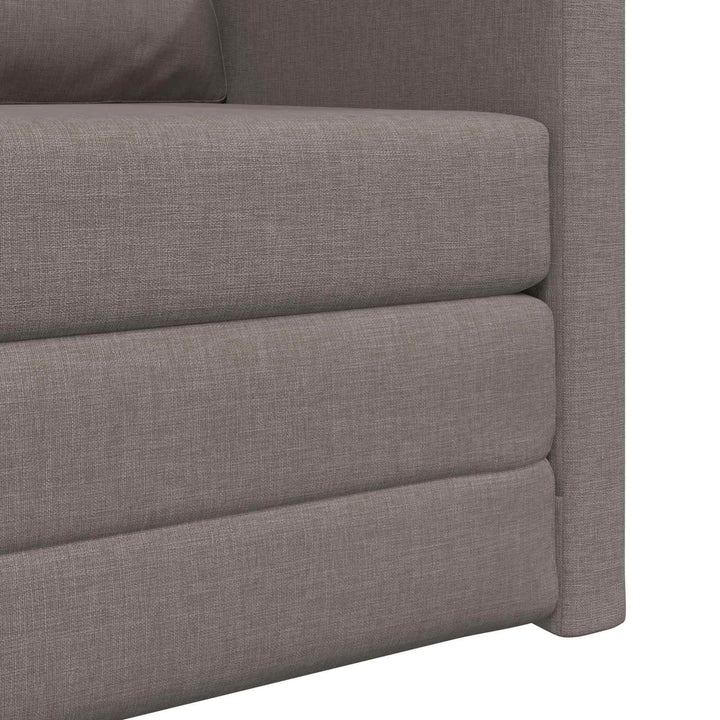 Soffsäng Taupe 74 X 77 X 81 Cm Tyg