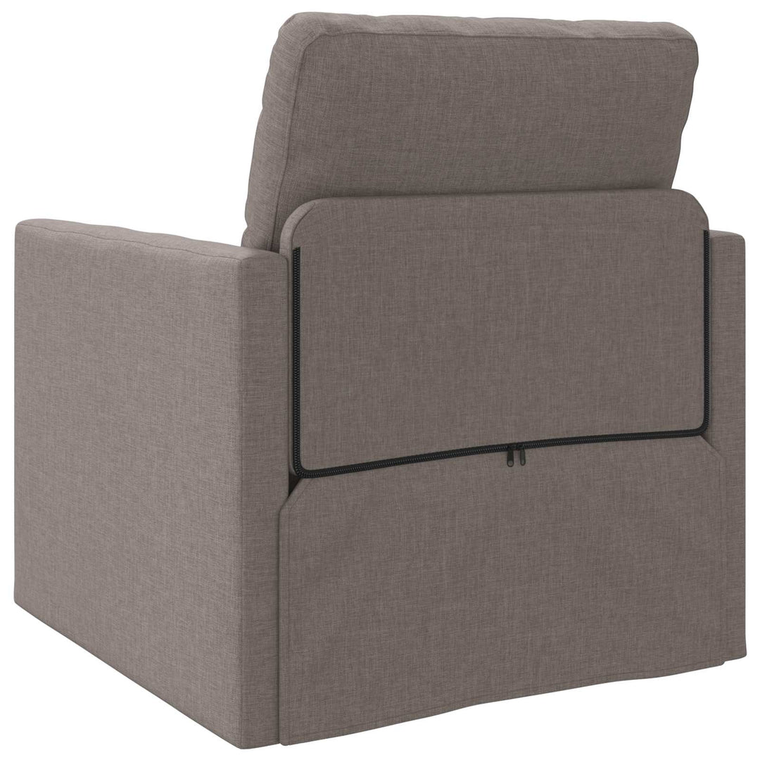 Soffsäng Taupe 74 X 77 X 81 Cm Tyg