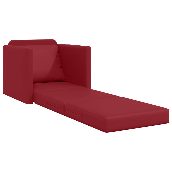 Soffsäng 60Cm Vinröd Konstläder