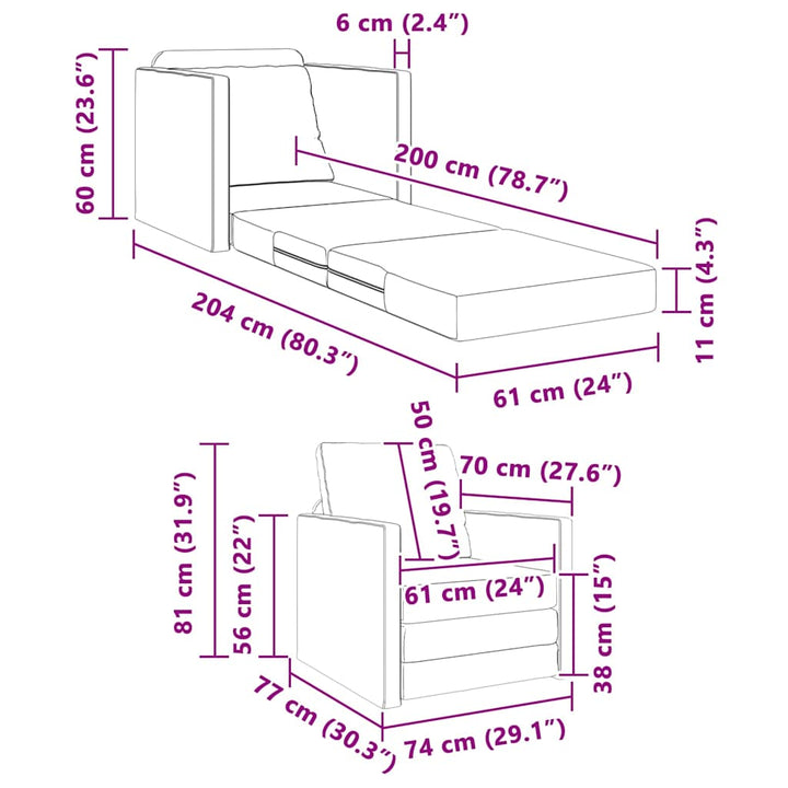 Soffsäng 60Cm Vinröd Konstläder
