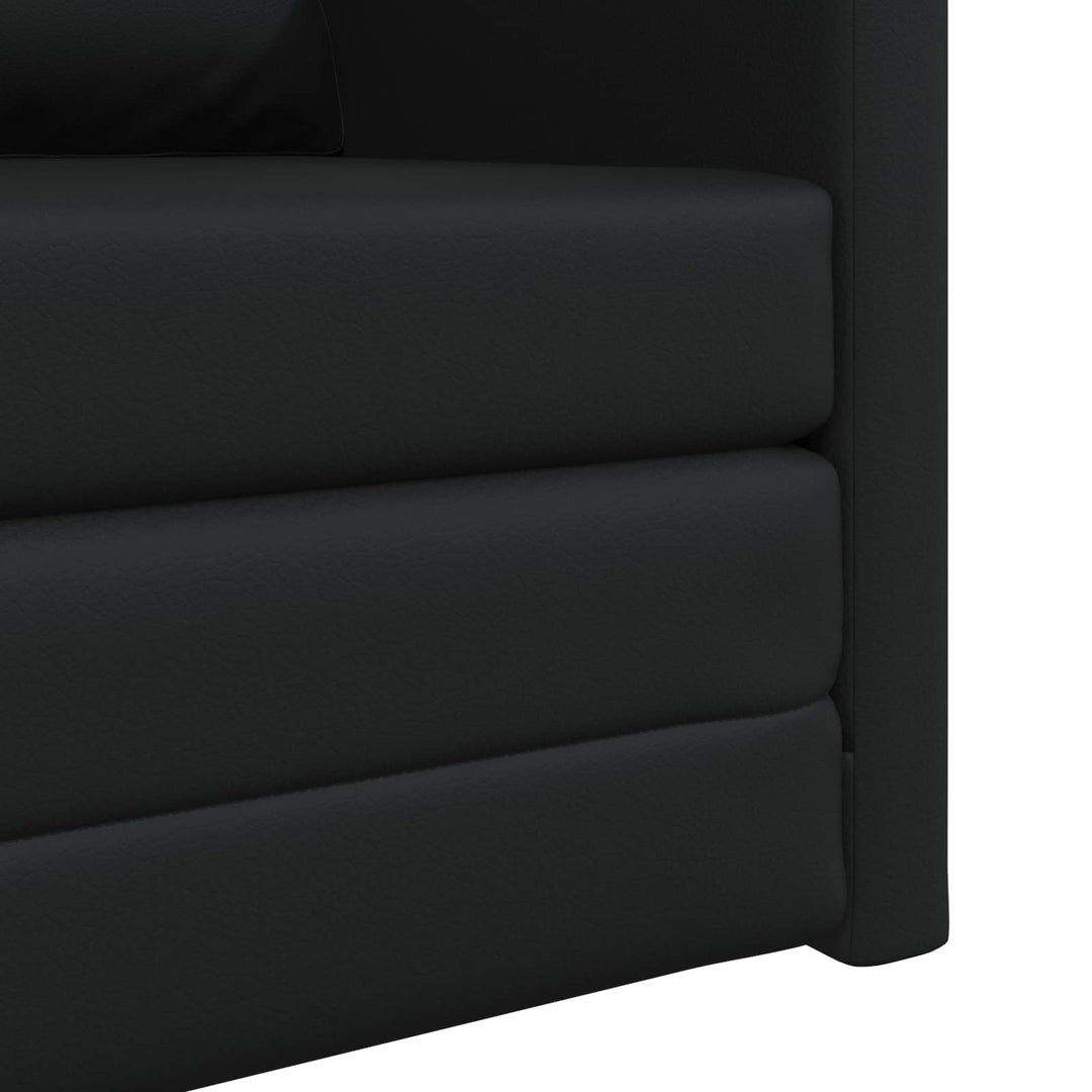 Soffsäng 60Cm Svart Konstläder