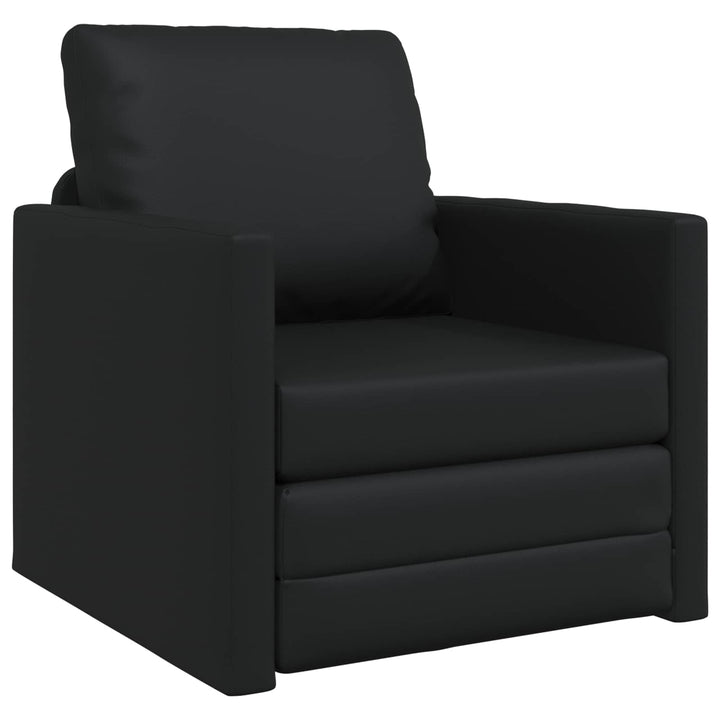 Soffsäng 60Cm Svart Konstläder
