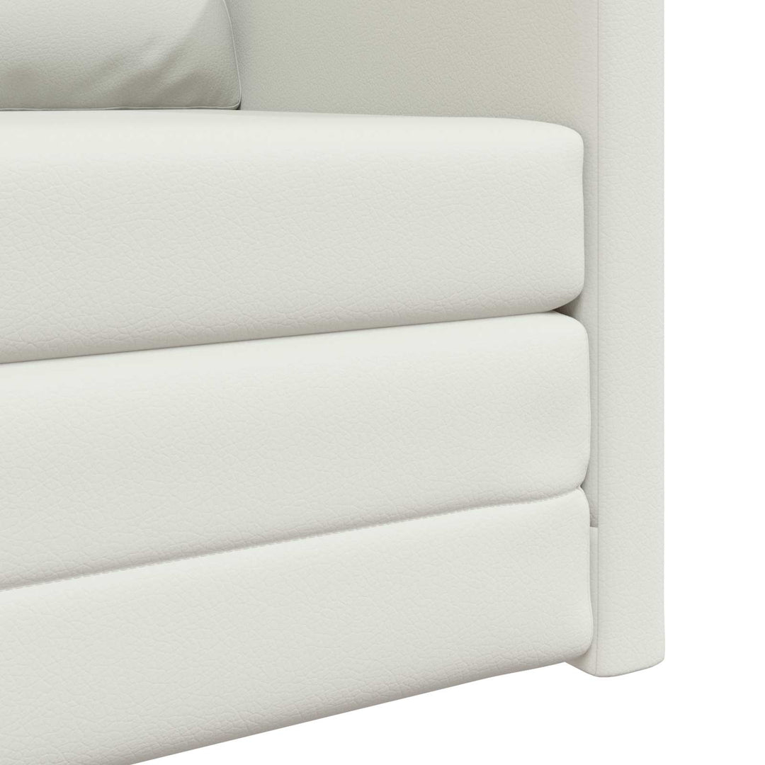 Soffsäng 60Cm Vit Konstläder