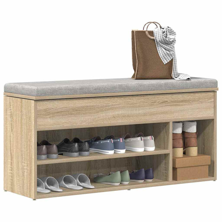 Skobänk 102X30,5X45 Cm Konstruerat Trä