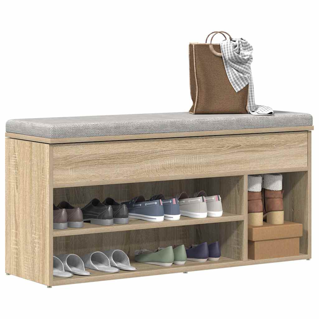Skobänk 102X30,5X45 Cm Konstruerat Trä