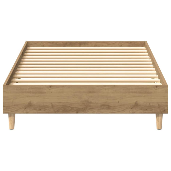 Sängram Utan Madrass Hantverksmässig Ek
