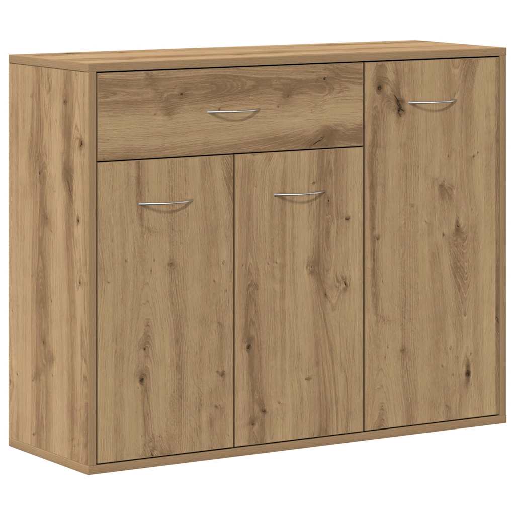 Skänk Hantverksmässig Ek 88X30X70 Cm Konstruerat Trä