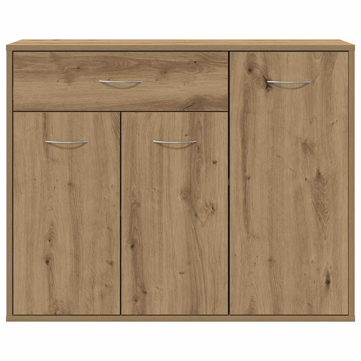 Skänk Hantverksmässig Ek 88X30X70 Cm Konstruerat Trä