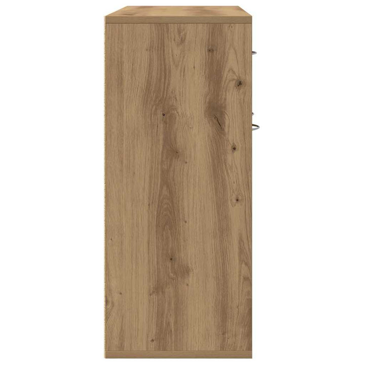 Skänk Hantverksmässig Ek 88X30X70 Cm Konstruerat Trä