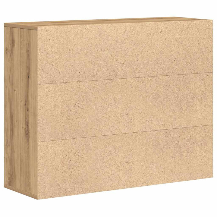 Skänk Hantverksmässig Ek 88X30X70 Cm Konstruerat Trä