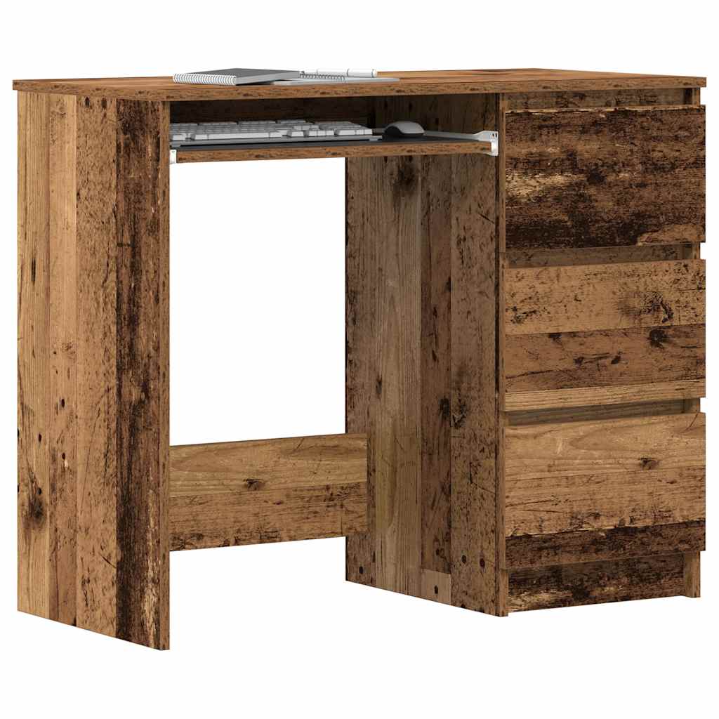 Skrivbord 90X45X76 Cm Konstruerat Trä