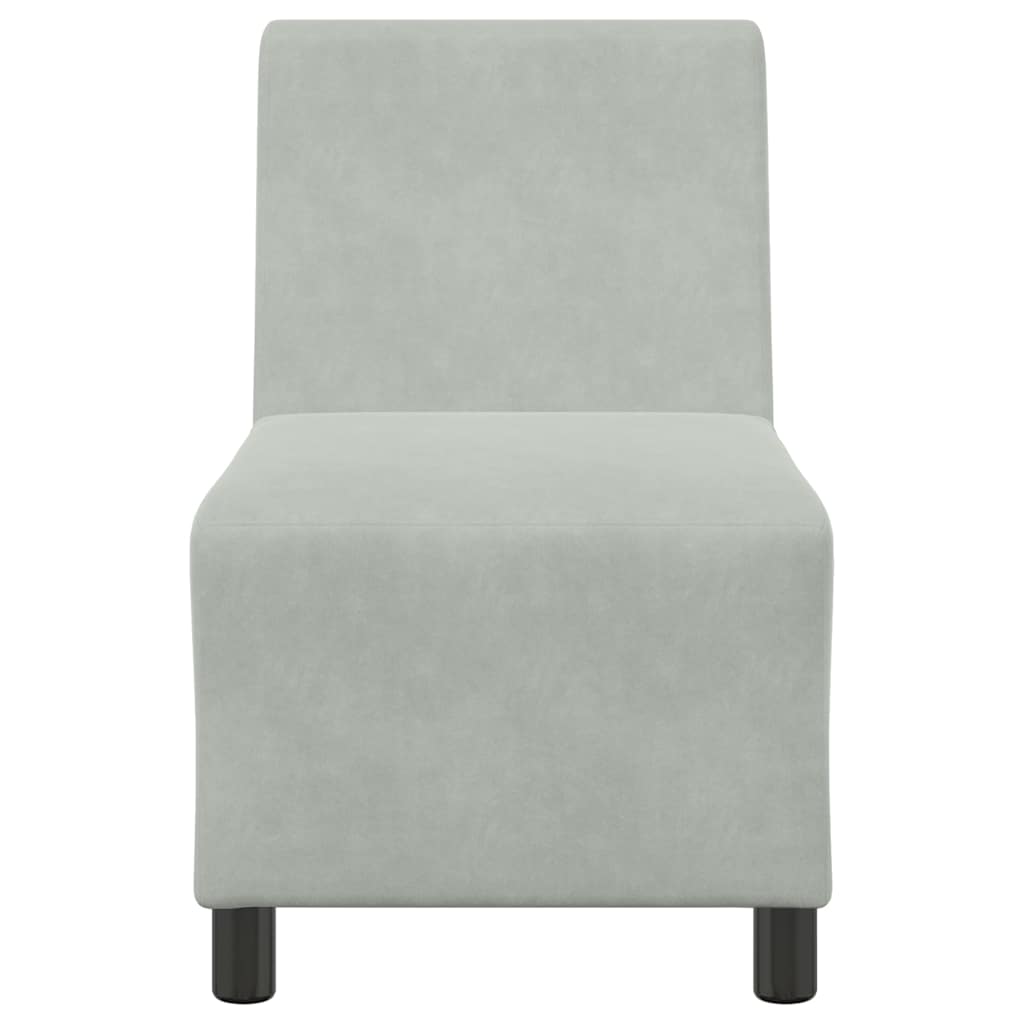Soffstol Utan Armstöd 55 Cm Sammet