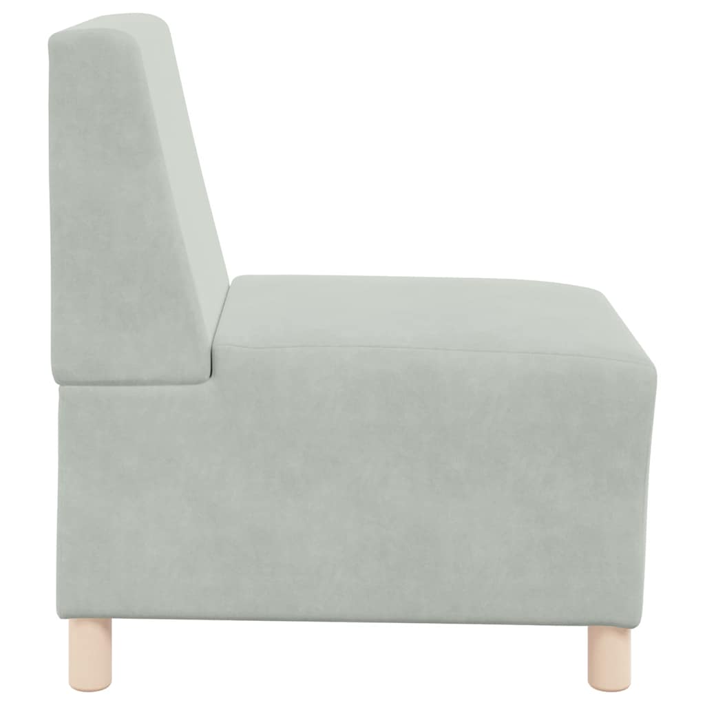Soffstol Utan Armstöd 55 Cm Sammet