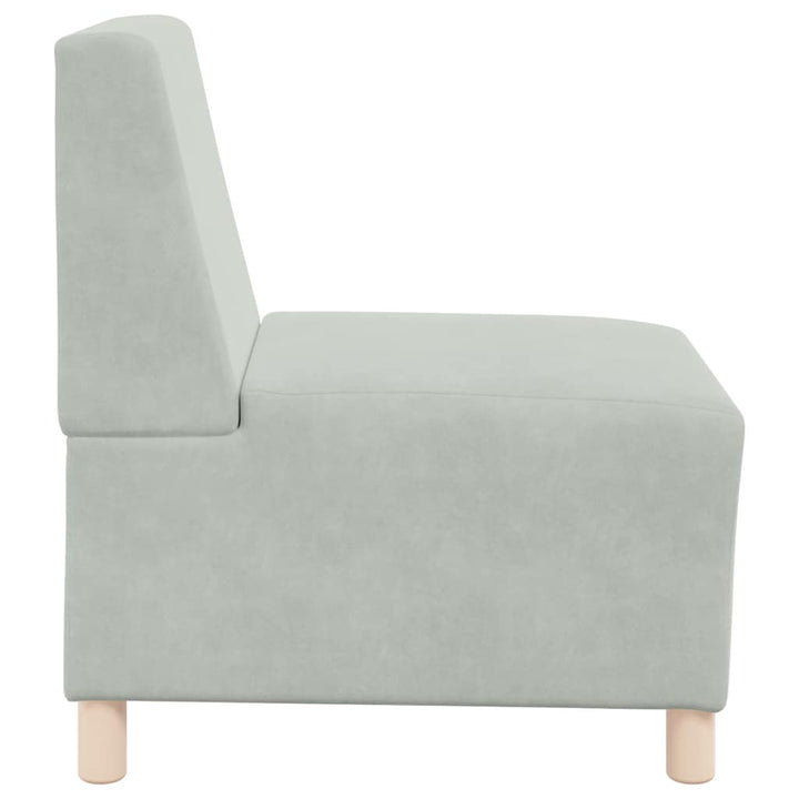 Soffstol Utan Armstöd 55 Cm Sammet
