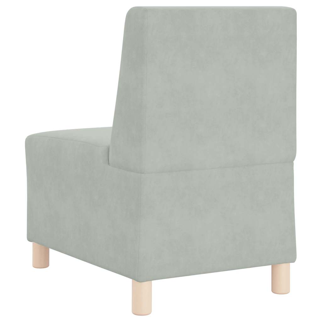Soffstol Utan Armstöd 55 Cm Sammet