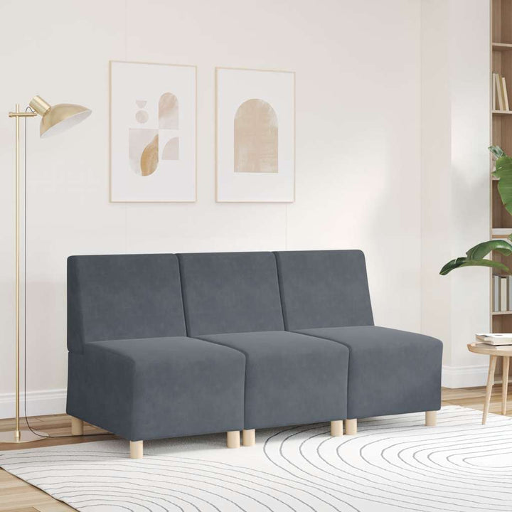 Soffstol Utan Armstöd 55 Cm Sammet