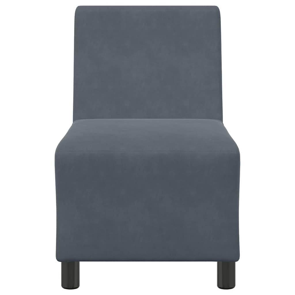 Soffstol Utan Armstöd 55 Cm Sammet