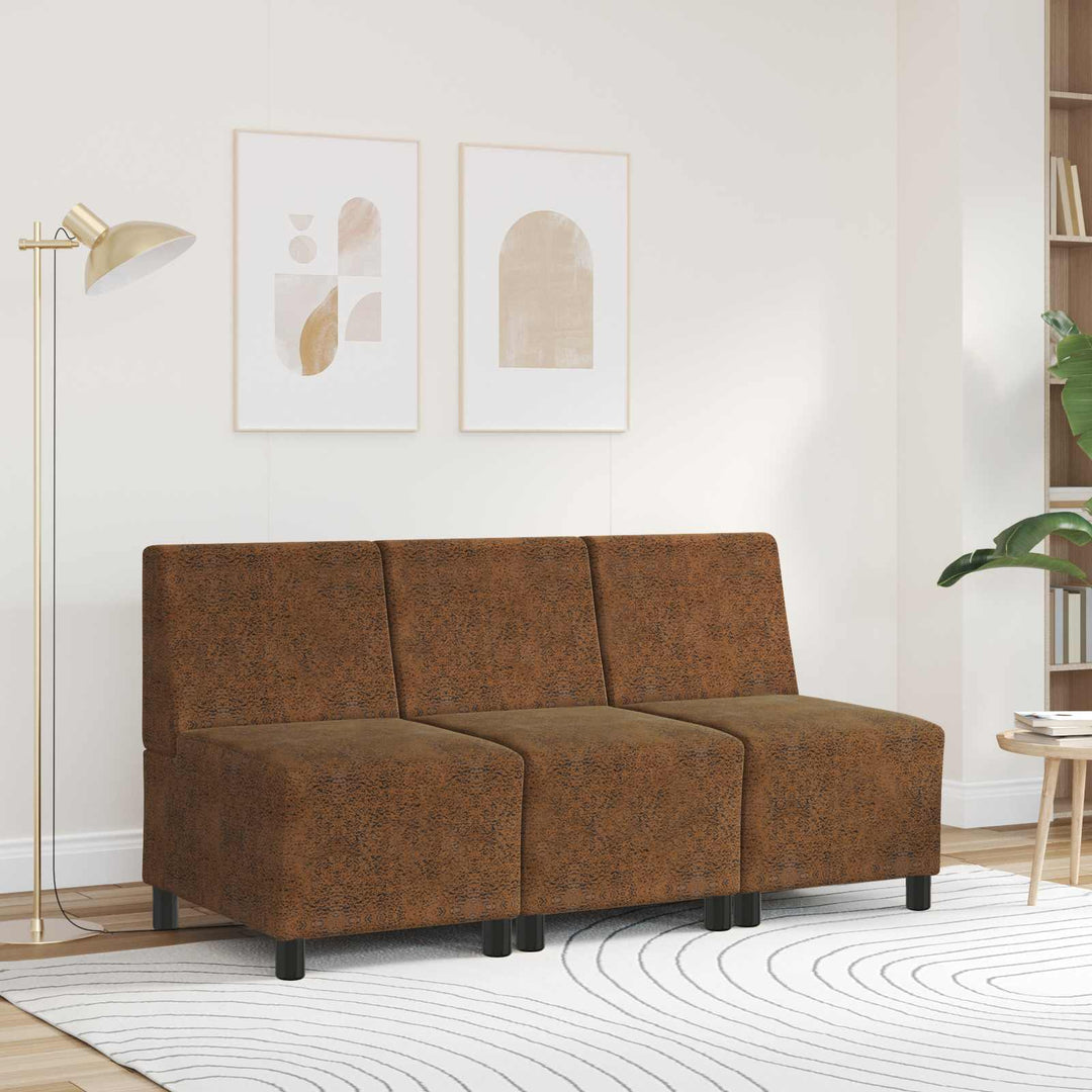 | Soffstol | Med Kudde 55 X 74 X 82 Cm Faux Mockaläder