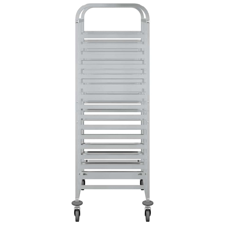 Brickvagn Med 32 Gn-Behållare 75X55X162,5 Cm Rostfritt Stål