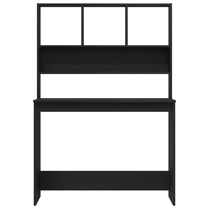 Skrivbord Med Hyllor 102X45X148 Cm Konstruerat Trä