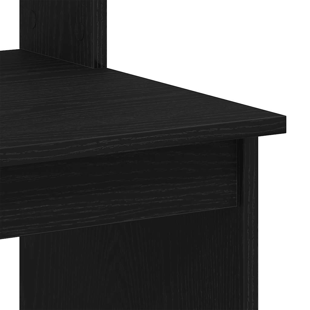 Skrivbord Med Hyllor 102X45X148 Cm Konstruerat Trä