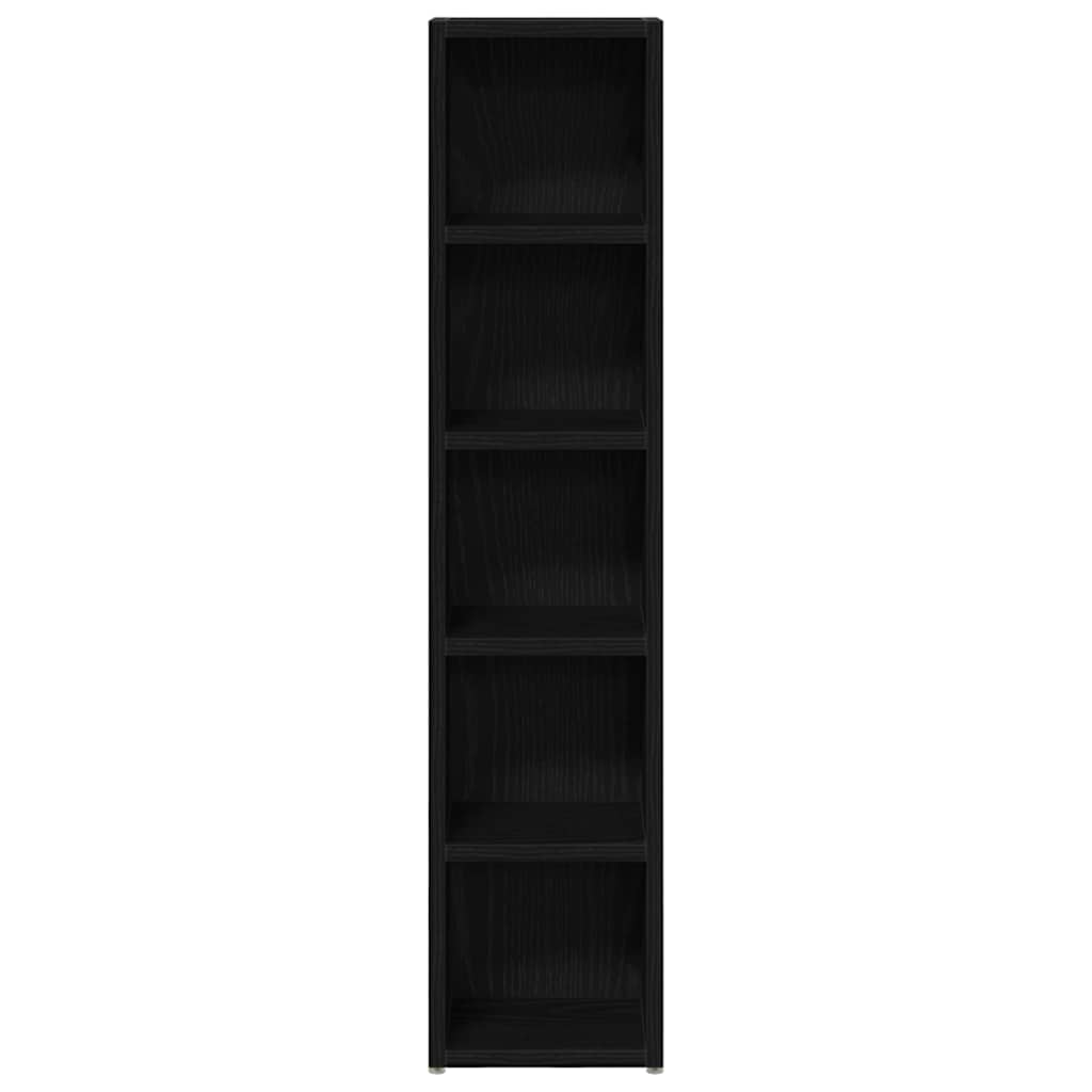 Cd-Skåp 2 St, 21X16X93,5 Cm Konstruerat Trä